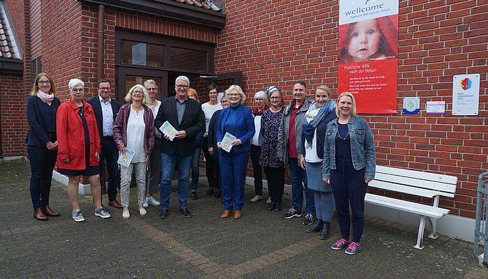 Bundesfamilienministerin Christine Lambrecht bei ihrem Besuch im Mehrgenerationenhaus Rendsburg